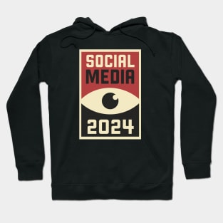 Social media 2024 (Big brother 1984) Hoodie